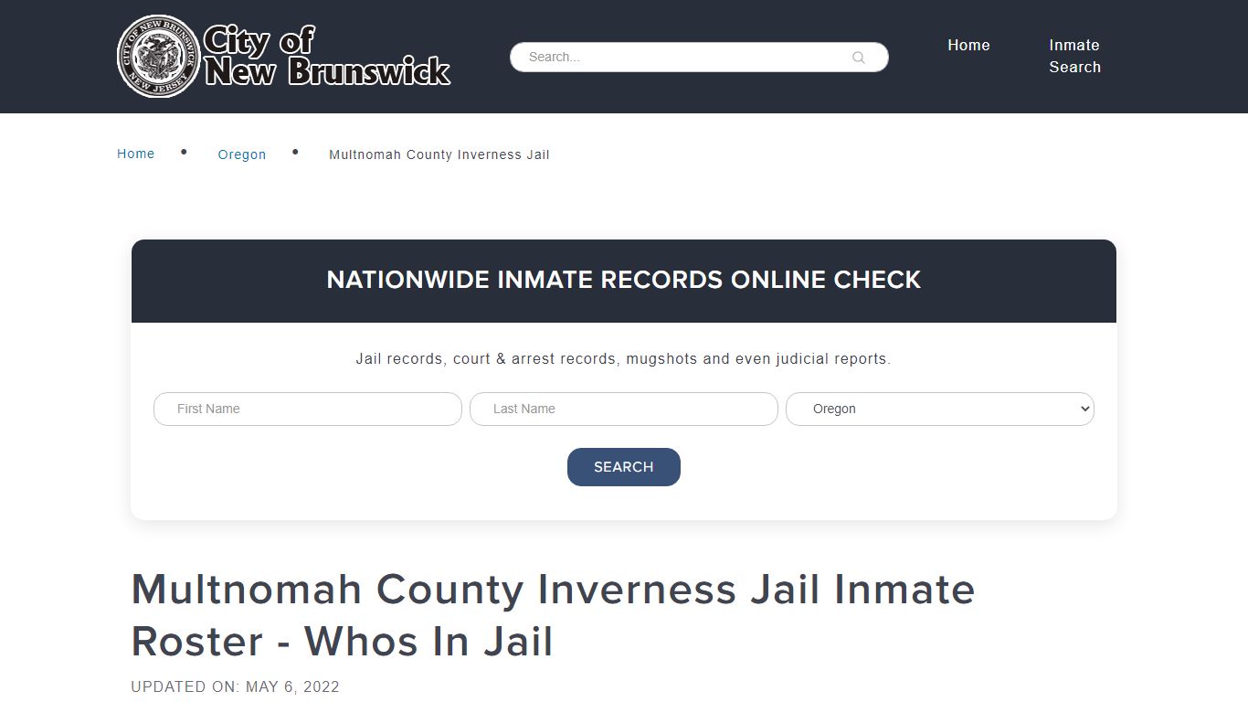 Multnomah County Inverness Jail Inmate Roster - Whos In Jail